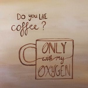 Brown Gilmore Girls coffee quote canvas